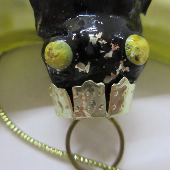 Bumble Bee Glass Christmas Ornament Boston International 3" Black Yellow - Picture 10 of 10